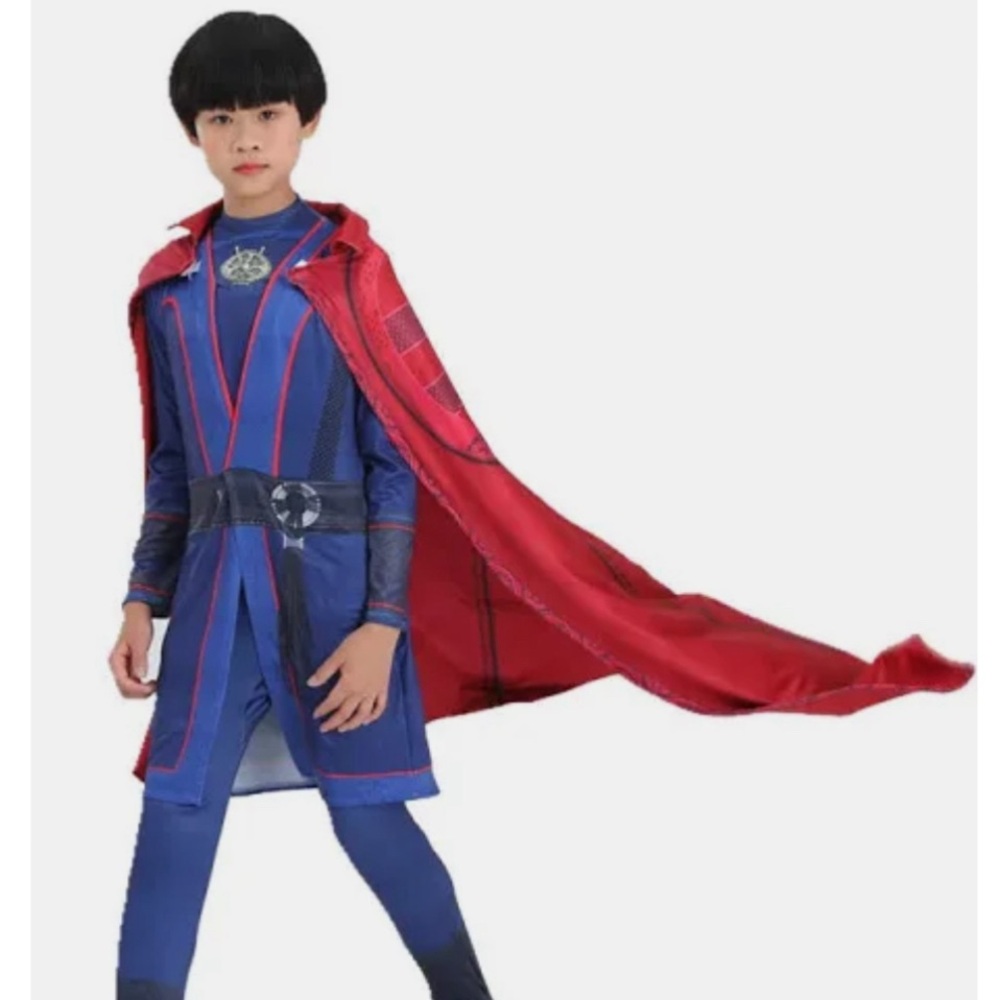 Dr. Strange Costume with Red Cape